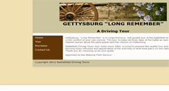 Desktop Screenshot of gettysburgdrivingtour.com