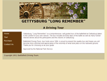 Tablet Screenshot of gettysburgdrivingtour.com